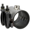 JCM 123 Gas Service Clamp Black Lug