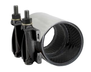 Jcm Collar Leak Clamp Black Lug Scaled - JCM Industrial Fittings