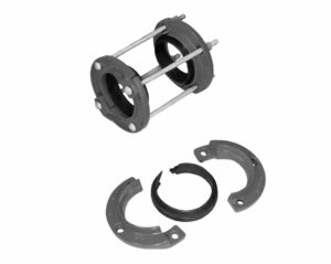 Jcm Bell Joint Leak Clamp Black - JCM Industrial Fittings