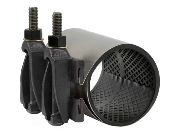 Jcm Gas Repair Clamp Black Lug Scaled - JCM Industrial Fittings